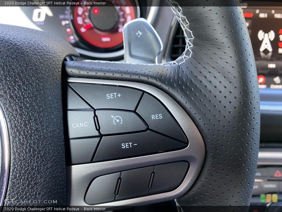 Black Interior Steering Wheel for the 2020 Dodge Challenger SRT Hellcat Redeye #139902053