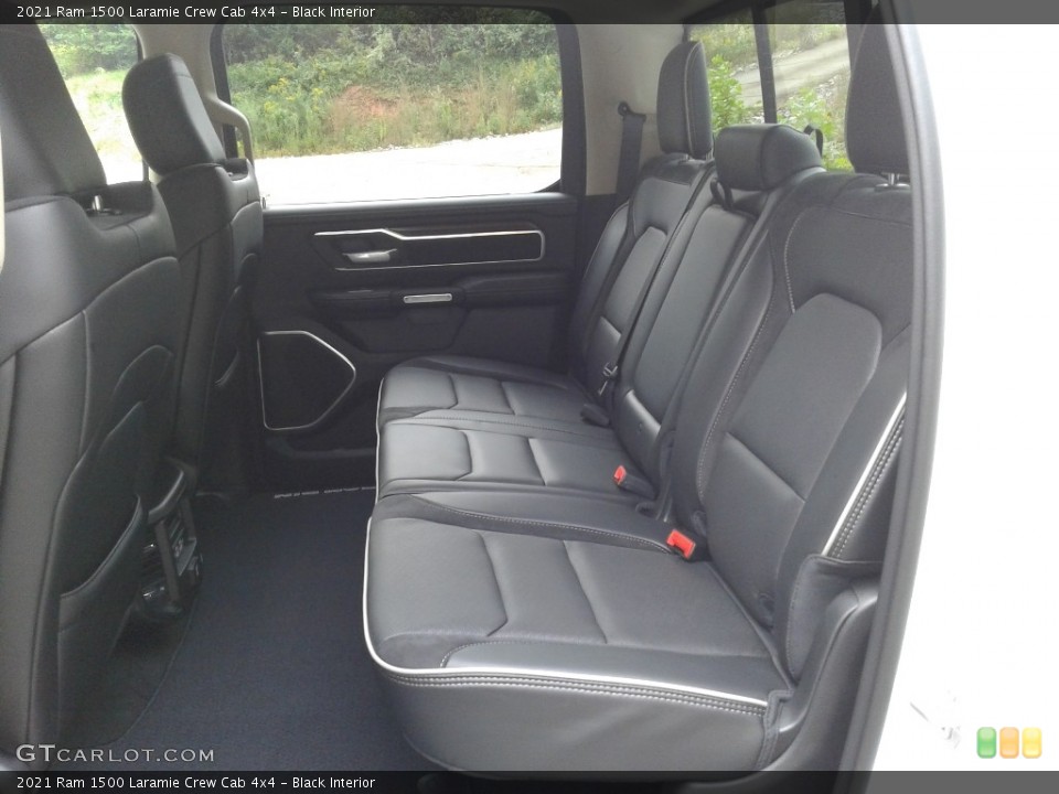 Black Interior Rear Seat for the 2021 Ram 1500 Laramie Crew Cab 4x4 #139902377