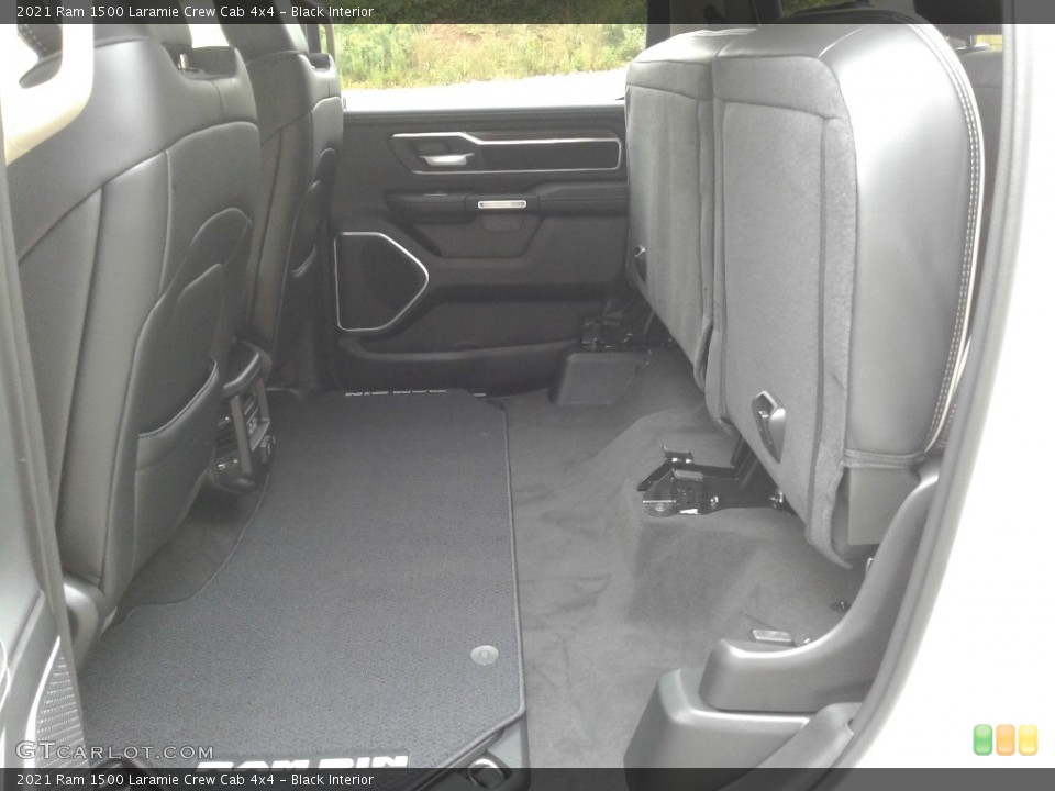 Black Interior Rear Seat for the 2021 Ram 1500 Laramie Crew Cab 4x4 #139902389