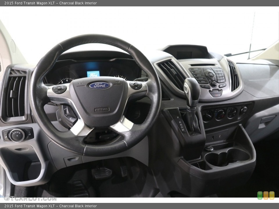 Charcoal Black Interior Dashboard for the 2015 Ford Transit Wagon XLT #139904261