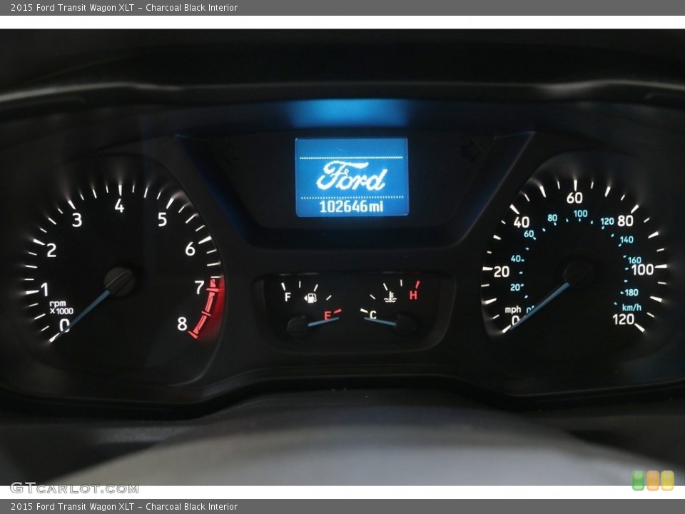 Charcoal Black Interior Gauges for the 2015 Ford Transit Wagon XLT #139904279