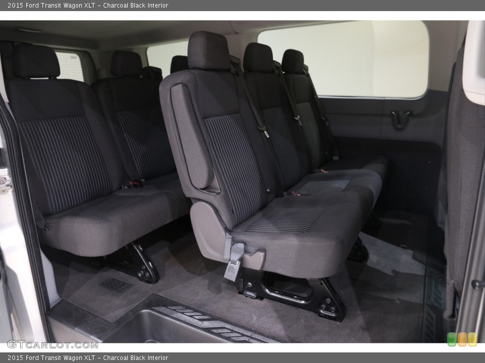 Charcoal Black Interior Rear Seat for the 2015 Ford Transit Wagon XLT #139904330