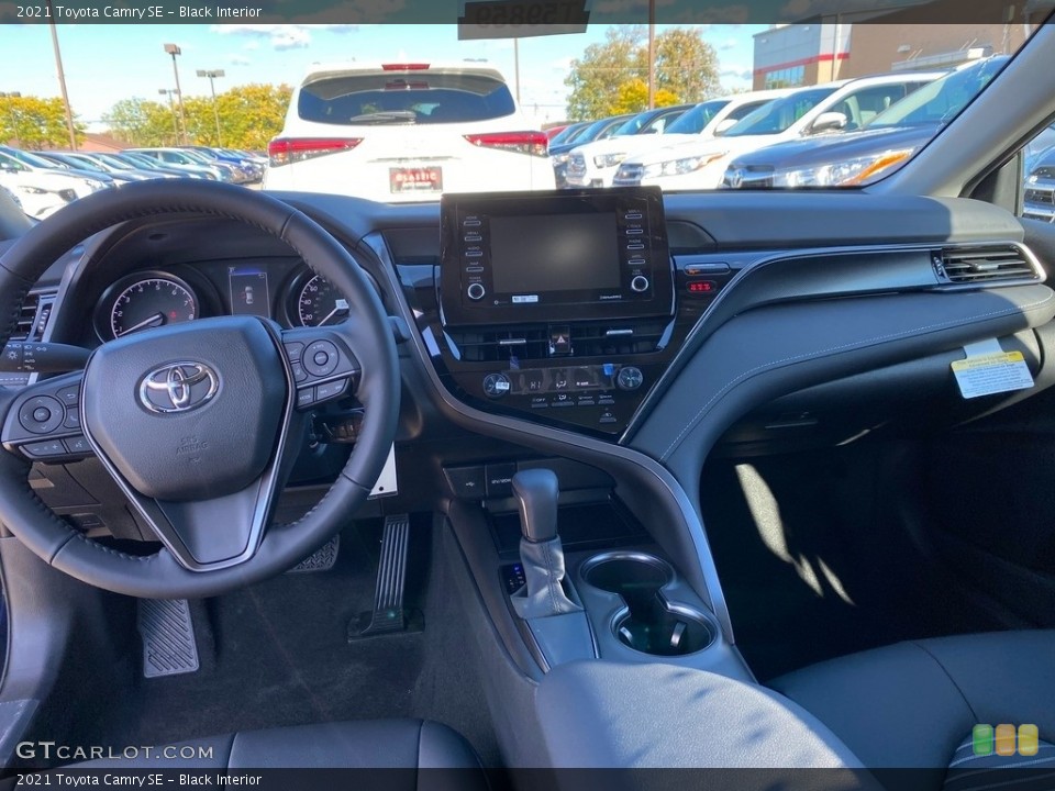Black Interior Photo for the 2021 Toyota Camry SE #139904438