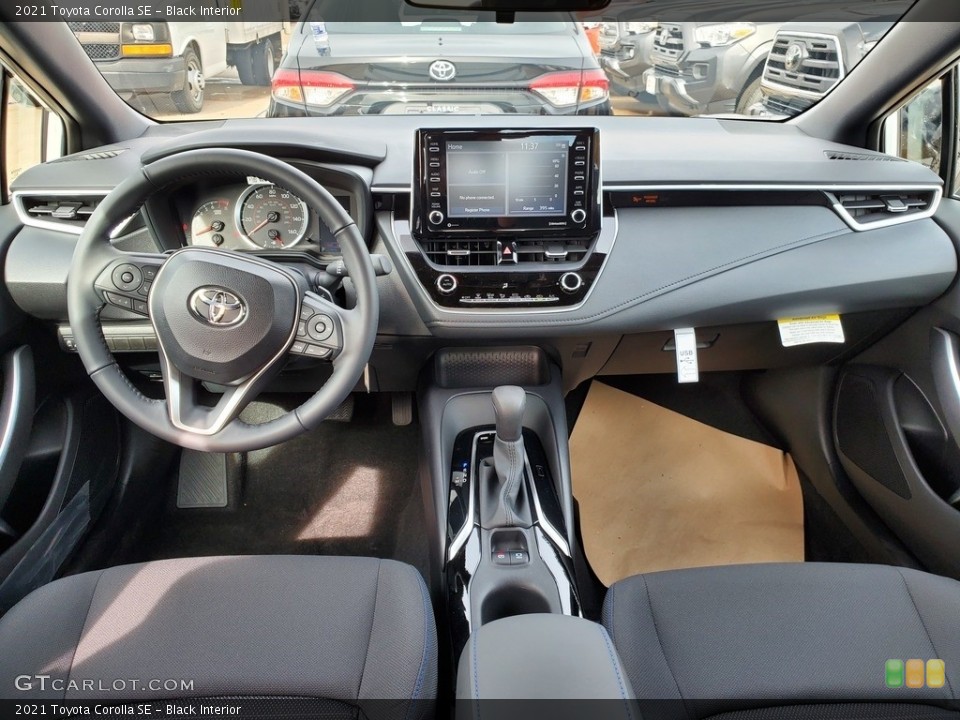 Black Interior Photo for the 2021 Toyota Corolla SE #139904552