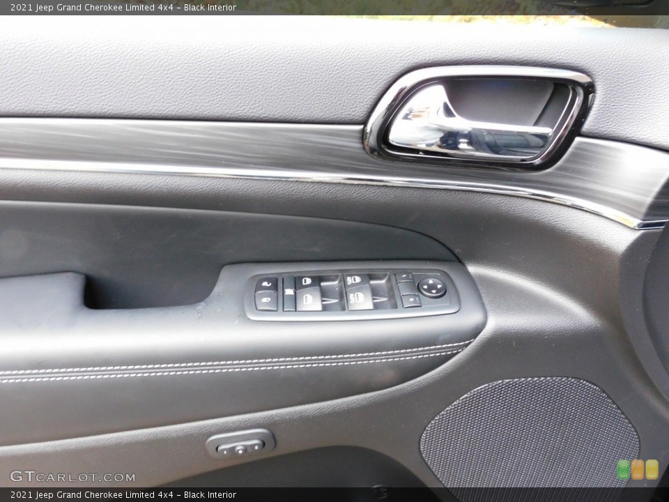 Black Interior Door Panel for the 2021 Jeep Grand Cherokee Limited 4x4 #139905659