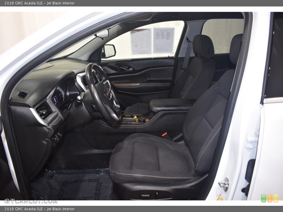 Jet Black Interior Front Seat for the 2018 GMC Acadia SLE #139906031
