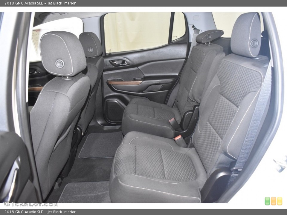 Jet Black Interior Rear Seat for the 2018 GMC Acadia SLE #139906034