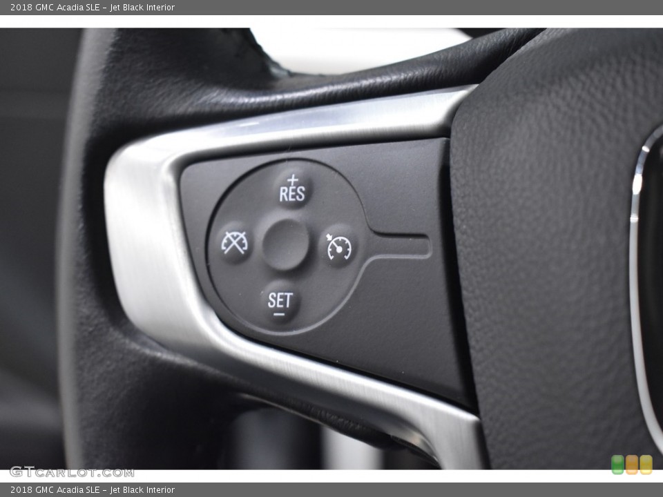 Jet Black Interior Steering Wheel for the 2018 GMC Acadia SLE #139906070