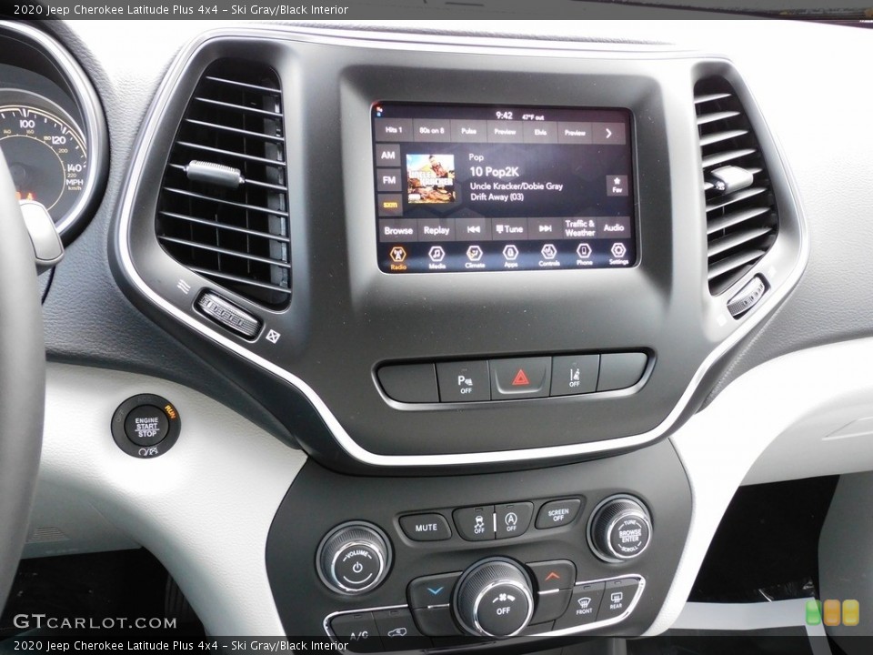 Ski Gray/Black Interior Controls for the 2020 Jeep Cherokee Latitude Plus 4x4 #139906391