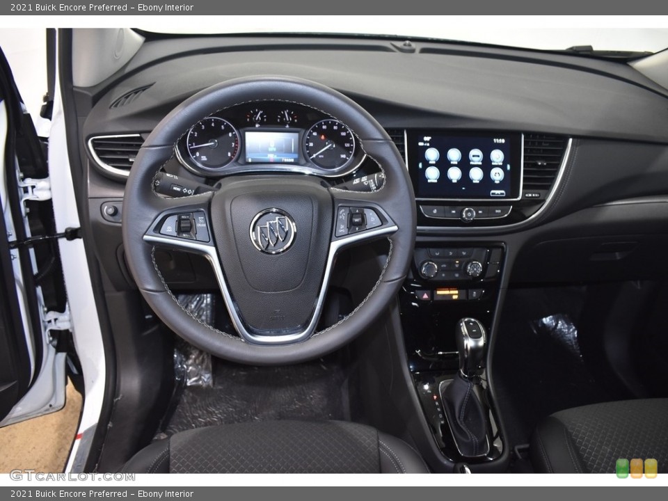 Ebony Interior Dashboard for the 2021 Buick Encore Preferred #139906670