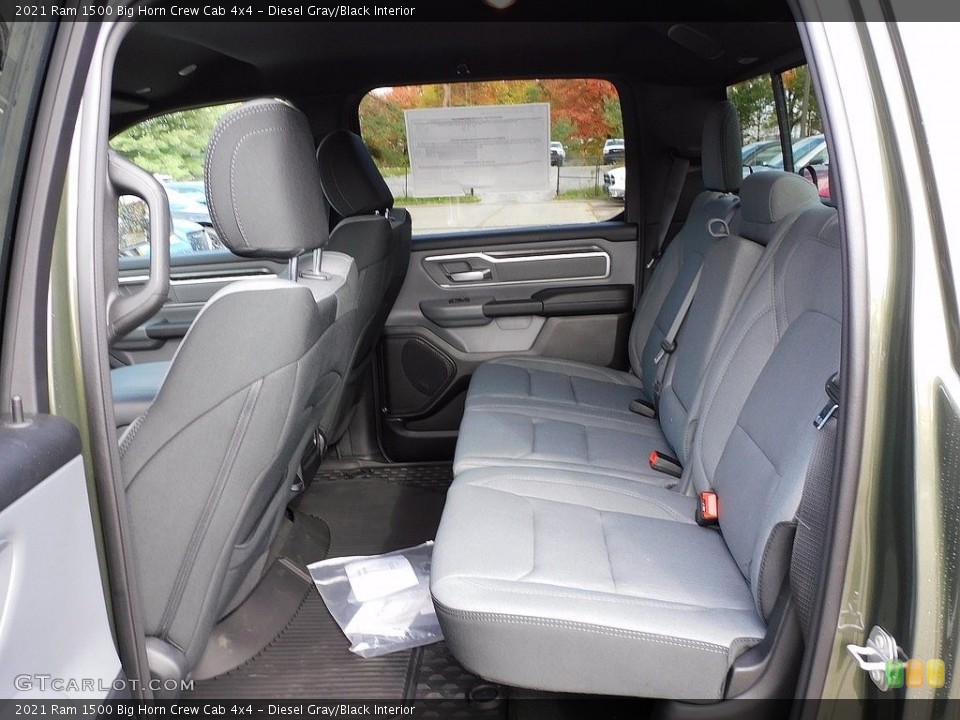Diesel Gray/Black Interior Rear Seat for the 2021 Ram 1500 Big Horn Crew Cab 4x4 #139906718