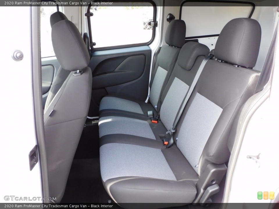 Black Interior Rear Seat for the 2020 Ram ProMaster City Tradesman Cargo Van #139906889