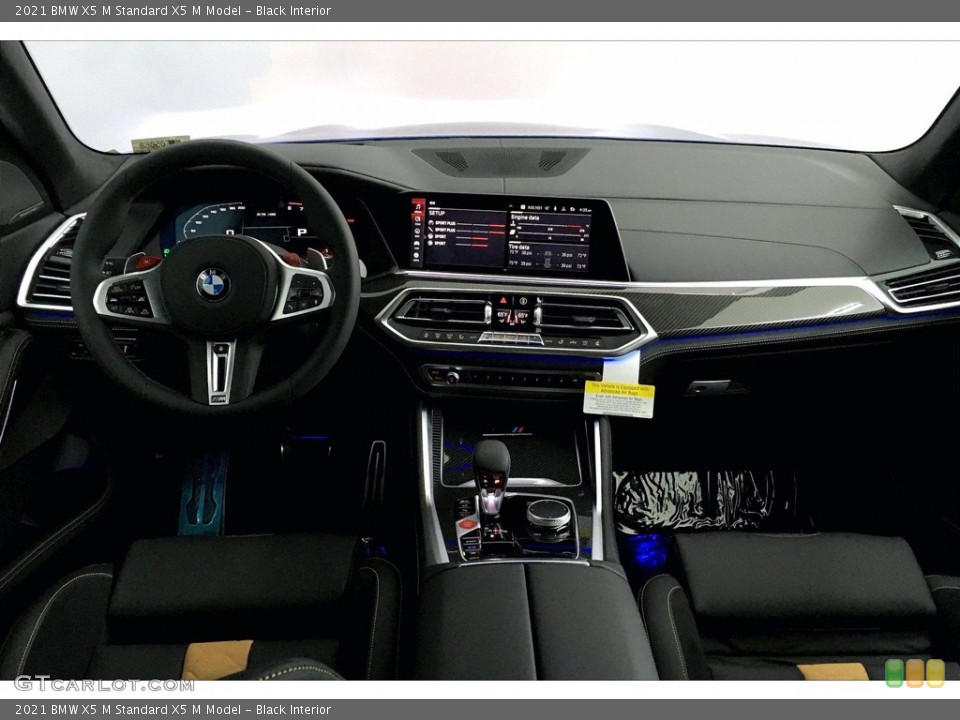 Black Interior Dashboard for the 2021 BMW X5 M  #139907039