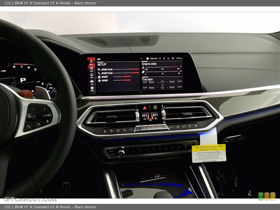 Black Interior Controls for the 2021 BMW X5 M  #139907048