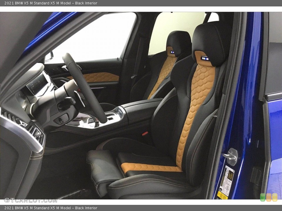 Black Interior Front Seat for the 2021 BMW X5 M  #139907078