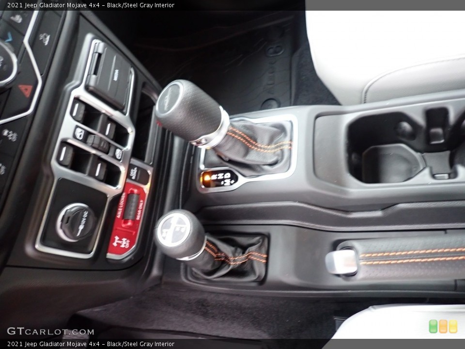 Black/Steel Gray Interior Transmission for the 2021 Jeep Gladiator Mojave 4x4 #139908370