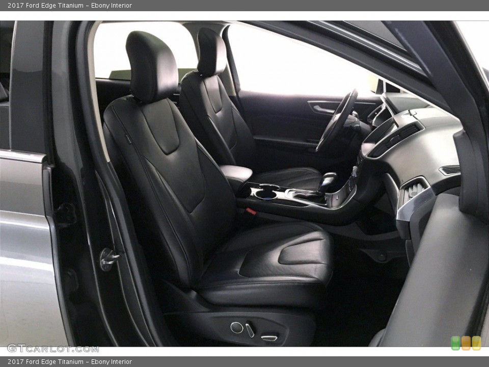 Ebony Interior Front Seat for the 2017 Ford Edge Titanium #139908944