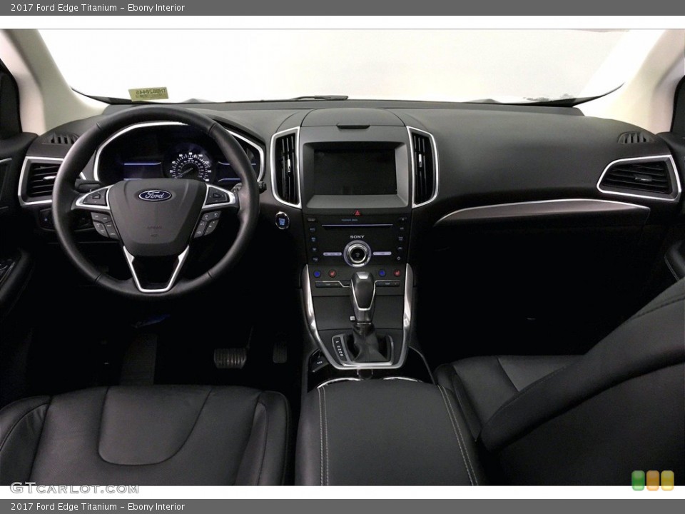 Ebony Interior Dashboard for the 2017 Ford Edge Titanium #139908971