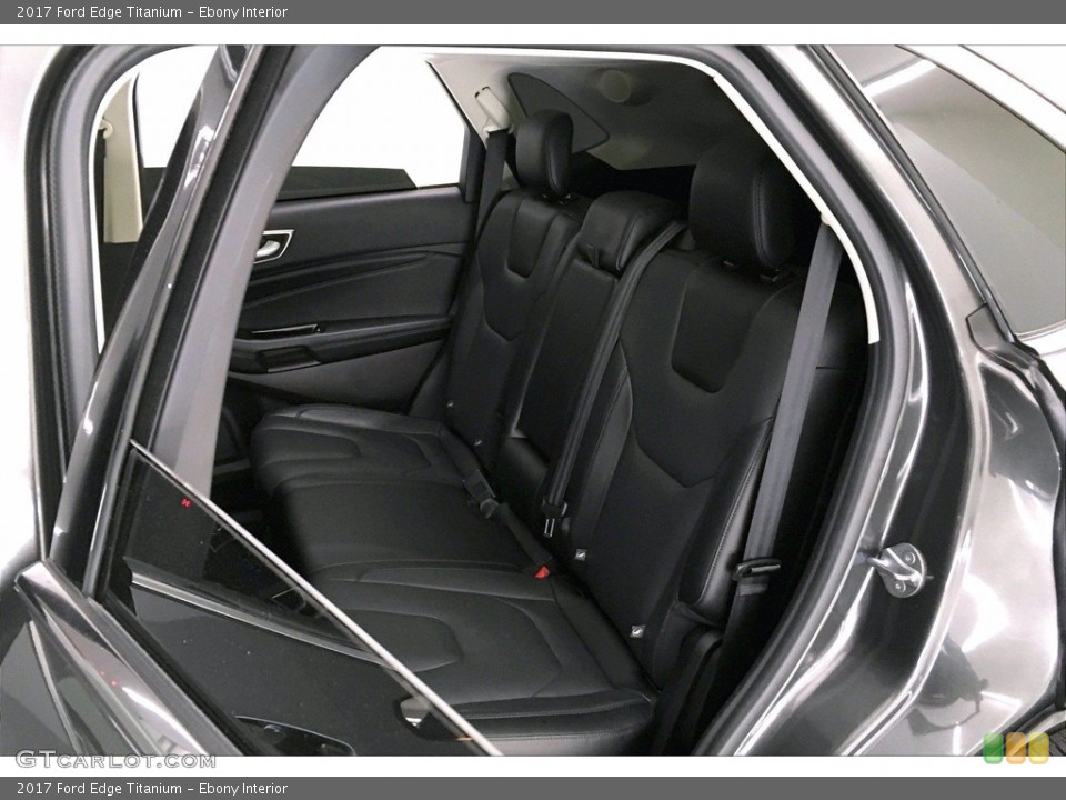 Ebony Interior Rear Seat for the 2017 Ford Edge Titanium #139909004