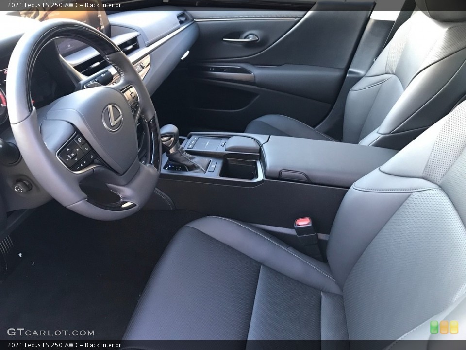Black Interior Photo for the 2021 Lexus ES 250 AWD #139909708