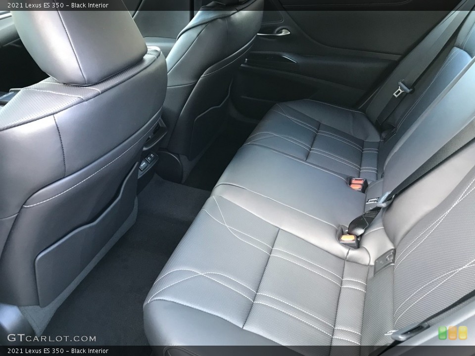 Black Interior Rear Seat for the 2021 Lexus ES 350 #139909834
