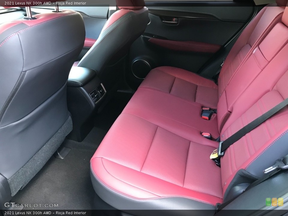 Rioja Red Interior Rear Seat for the 2021 Lexus NX 300h AWD #139910434