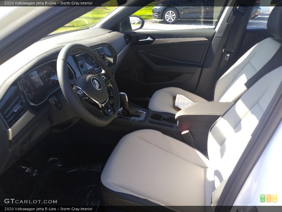 Storm Gray Interior Front Seat for the 2020 Volkswagen Jetta R-Line #139910635