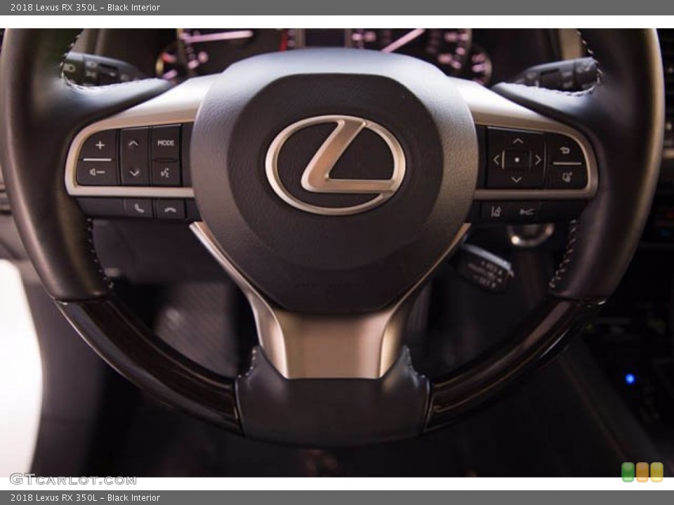Black Interior Steering Wheel for the 2018 Lexus RX 350L #139911577