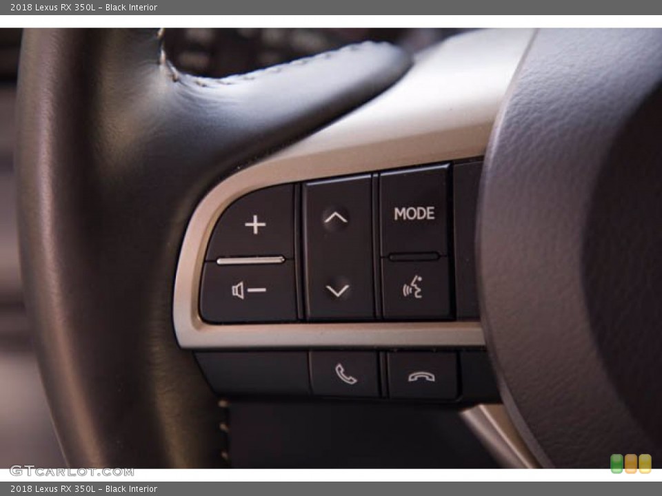 Black Interior Steering Wheel for the 2018 Lexus RX 350L #139911592