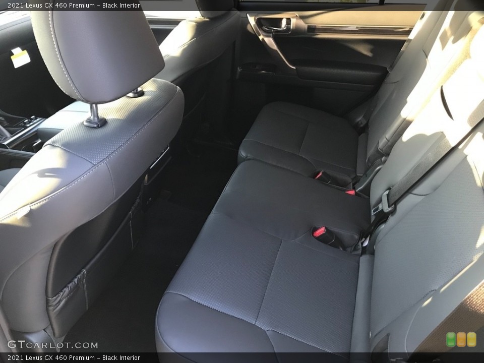 Black Interior Rear Seat for the 2021 Lexus GX 460 Premium #139912996