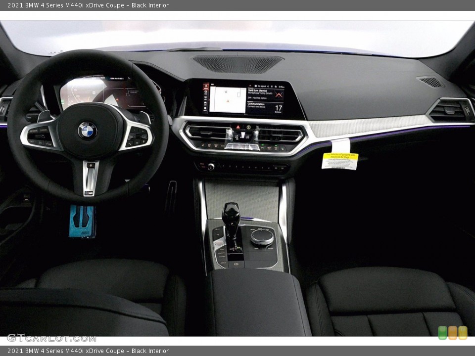 Black Interior Dashboard for the 2021 BMW 4 Series M440i xDrive Coupe #139913456