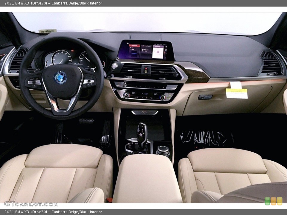 Canberra Beige/Black Interior Dashboard for the 2021 BMW X3 sDrive30i #139913471