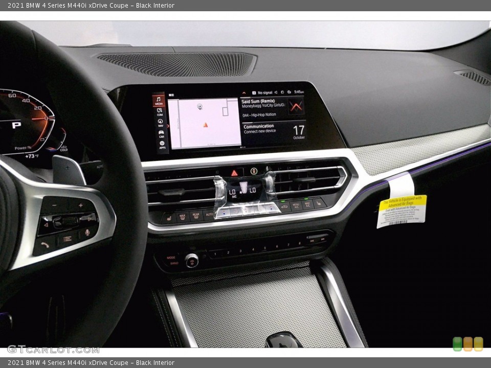 Black Interior Controls for the 2021 BMW 4 Series M440i xDrive Coupe #139913476