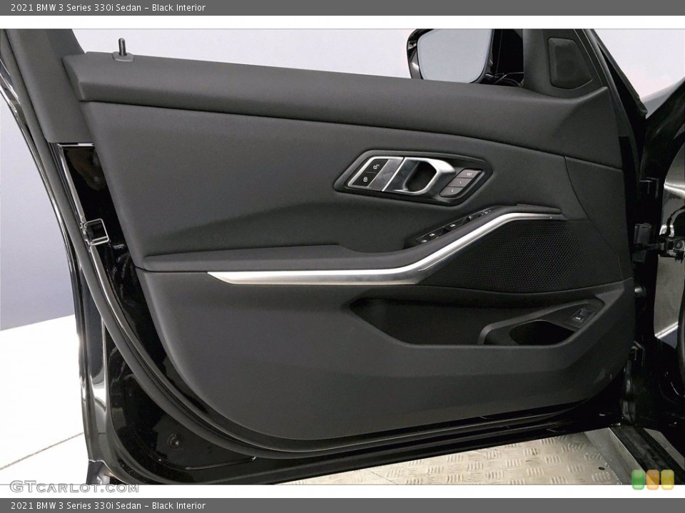 Black Interior Door Panel for the 2021 BMW 3 Series 330i Sedan #139913601