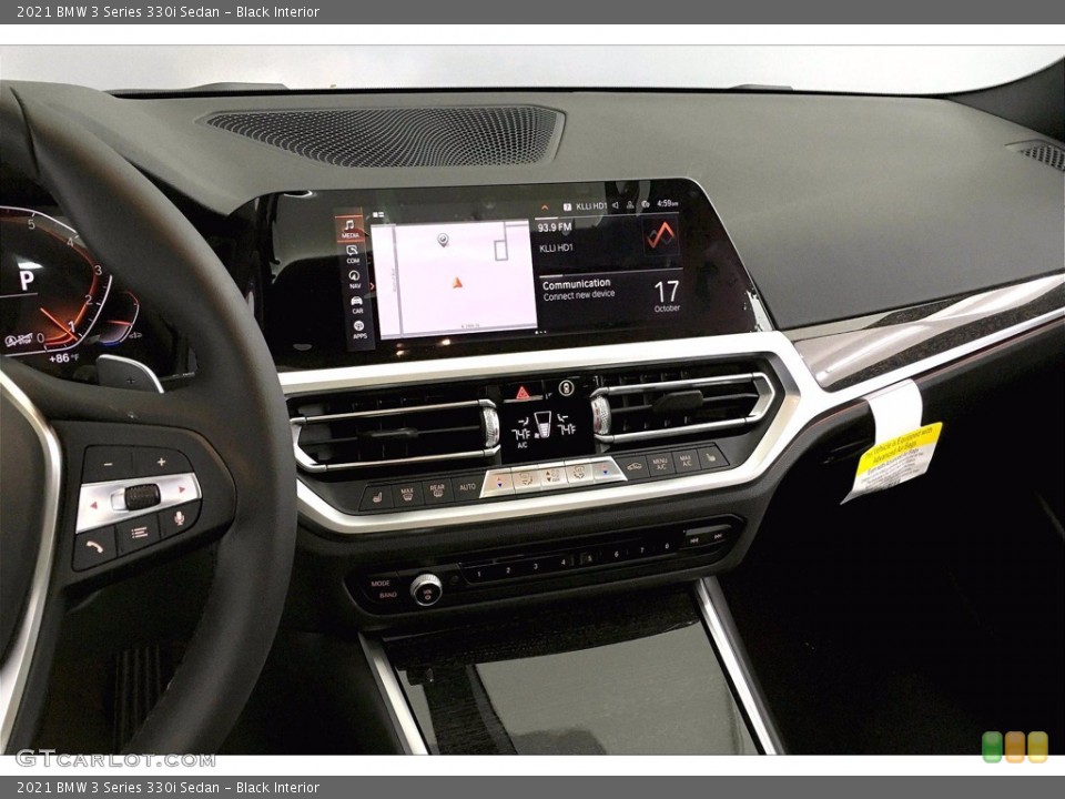 Black Interior Dashboard for the 2021 BMW 3 Series 330i Sedan #139913825