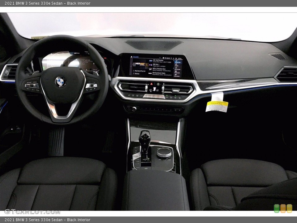 Black Interior Dashboard for the 2021 BMW 3 Series 330e Sedan #139914158