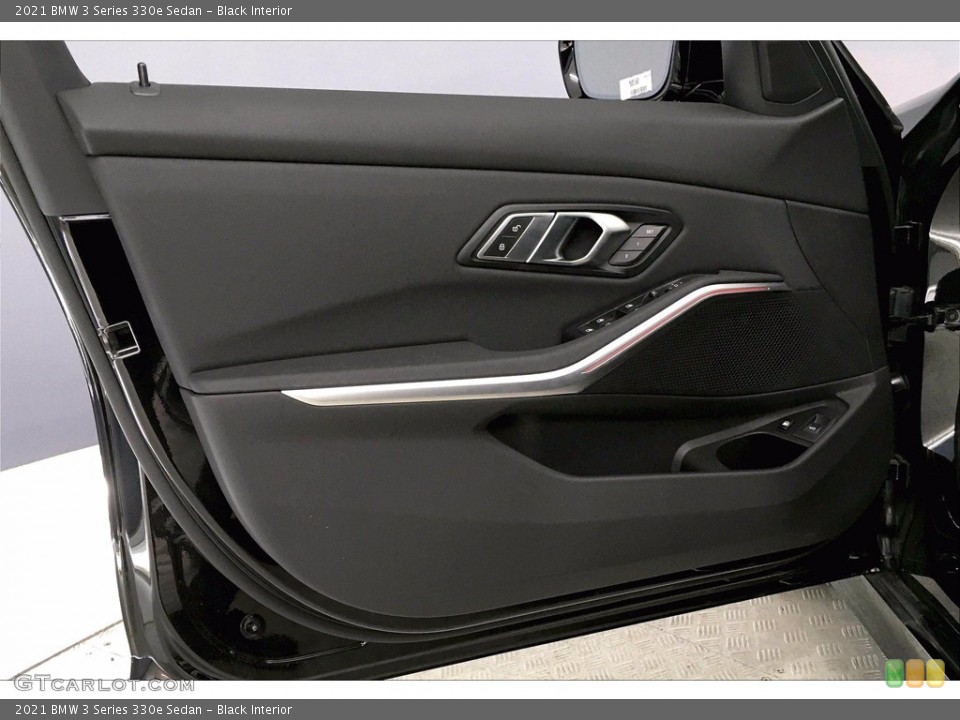 Black Interior Door Panel for the 2021 BMW 3 Series 330e Sedan #139914308