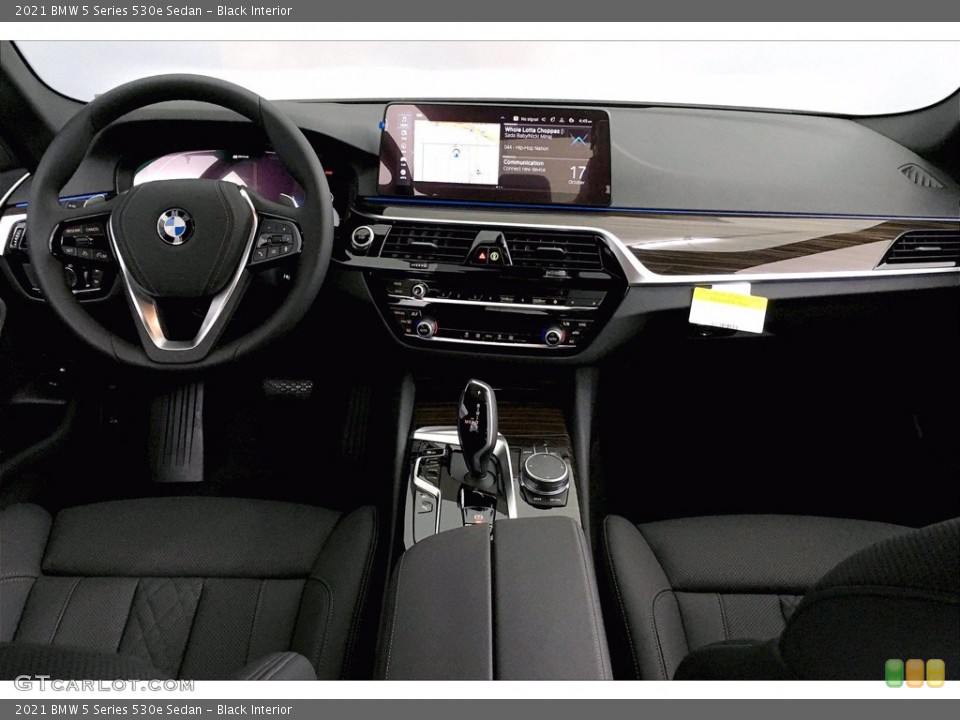 Black Interior Dashboard for the 2021 BMW 5 Series 530e Sedan #139914587