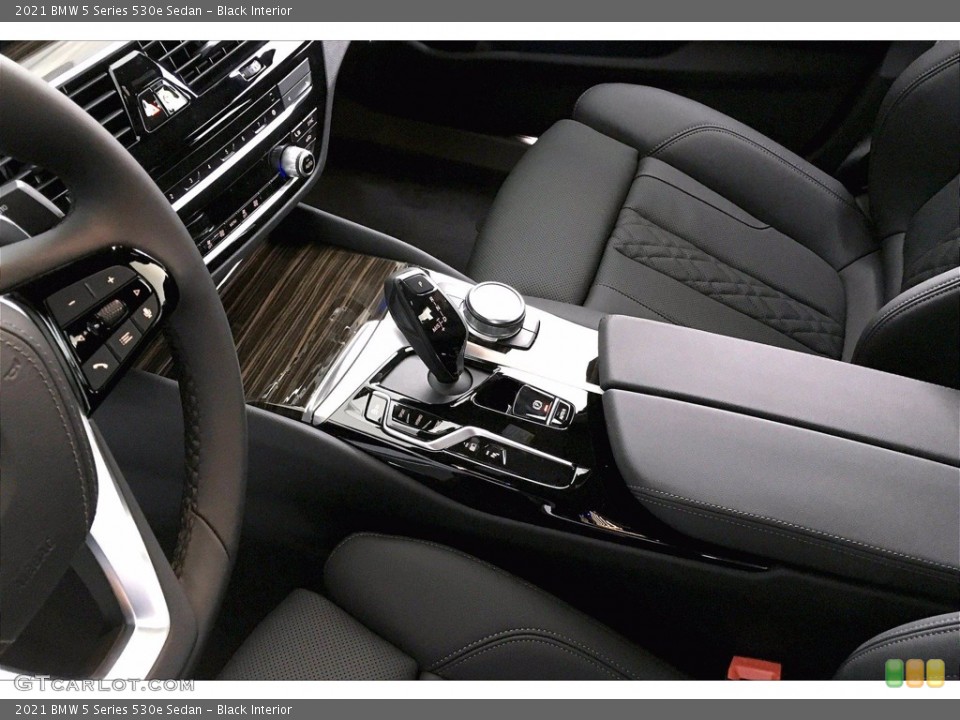 Black Interior Transmission for the 2021 BMW 5 Series 530e Sedan #139914606