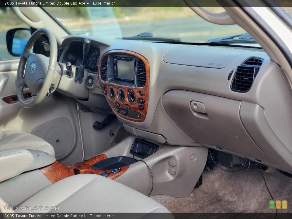 Taupe Interior Dashboard for the 2005 Toyota Tundra Limited Double Cab 4x4 #139915212