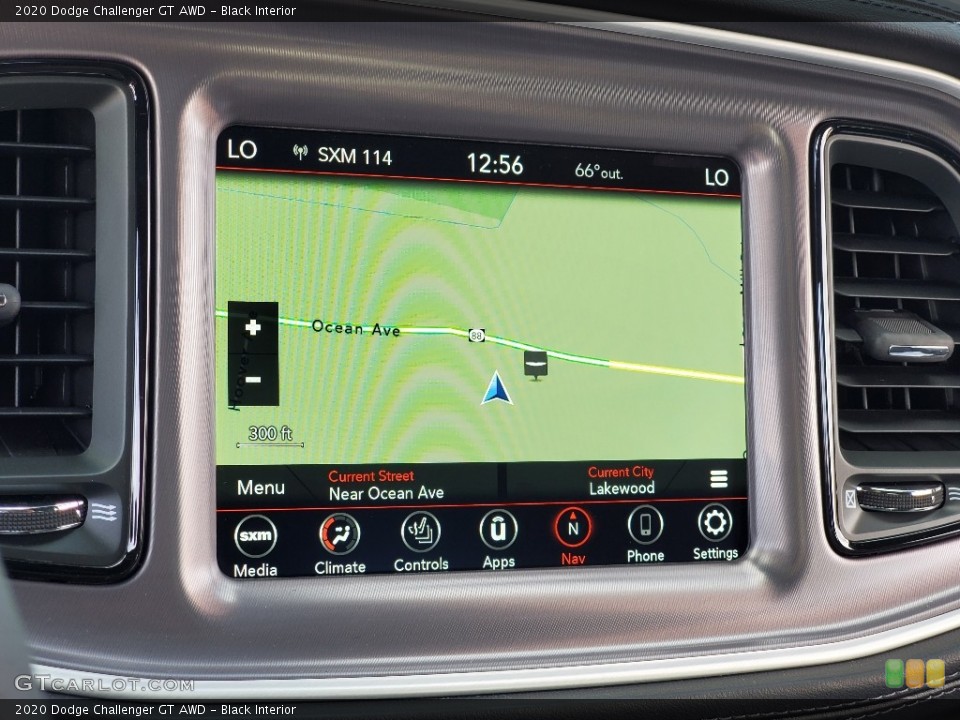 Black Interior Navigation for the 2020 Dodge Challenger GT AWD #139915317