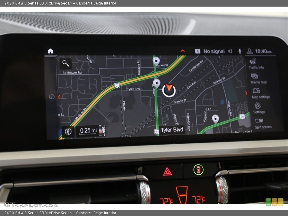 Canberra Beige Interior Navigation for the 2020 BMW 3 Series 330i xDrive Sedan #139915422