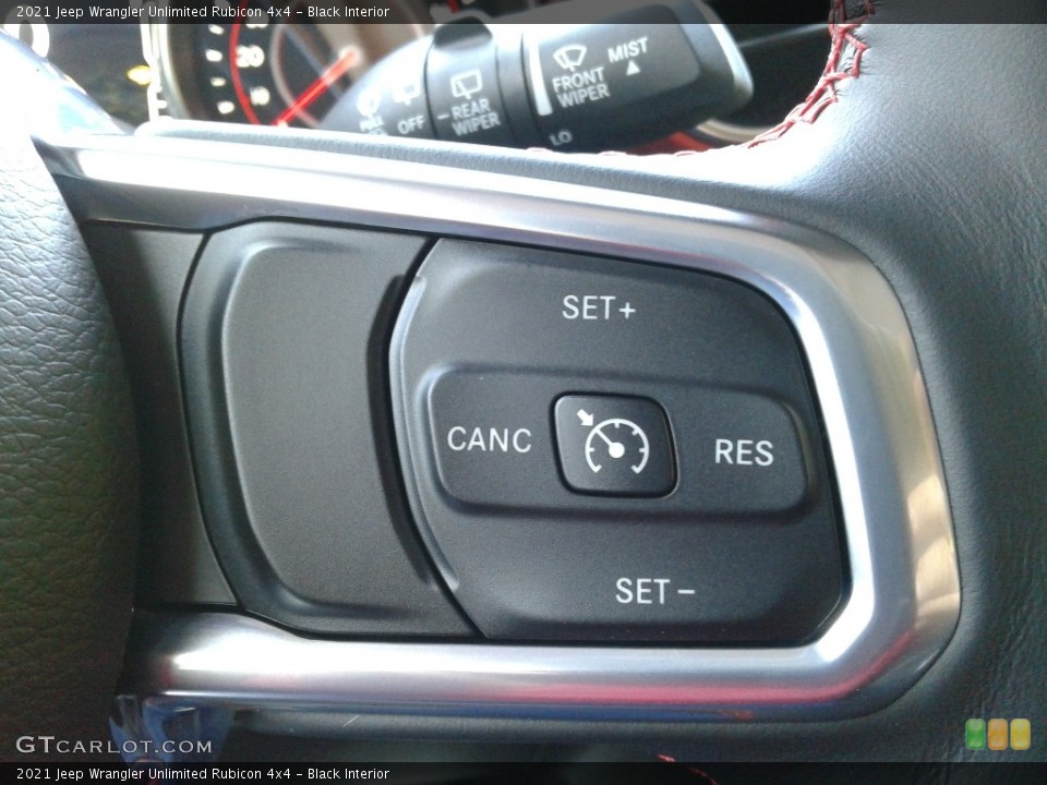 Black Interior Steering Wheel for the 2021 Jeep Wrangler Unlimited Rubicon 4x4 #139916520