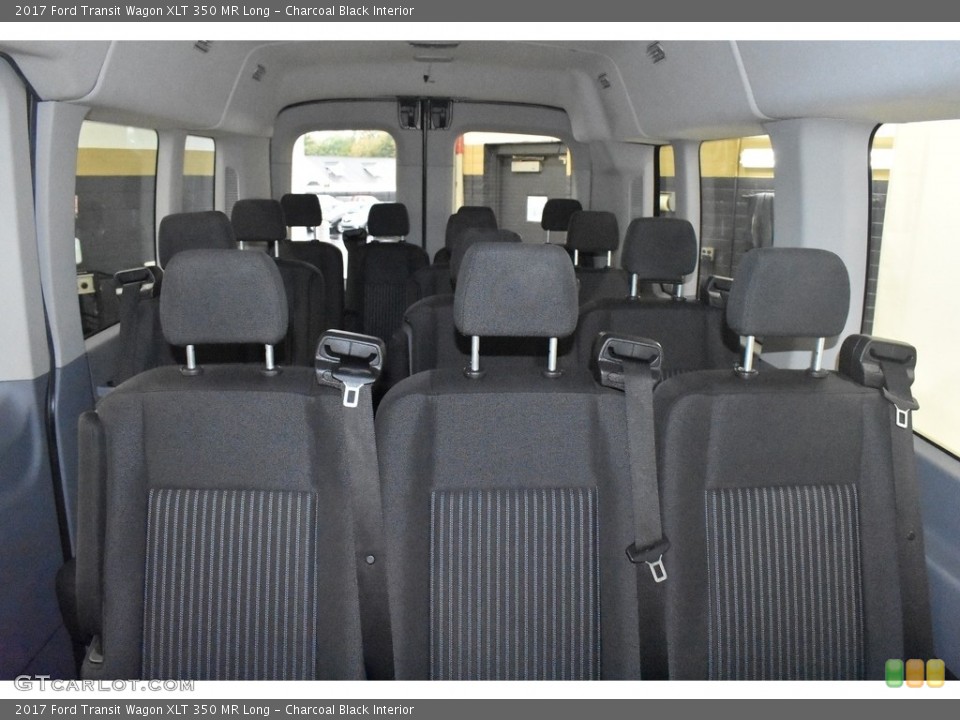 Charcoal Black Interior Rear Seat for the 2017 Ford Transit Wagon XLT 350 MR Long #139916625