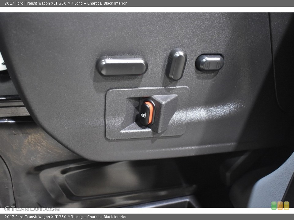 Charcoal Black Interior Controls for the 2017 Ford Transit Wagon XLT 350 MR Long #139916643