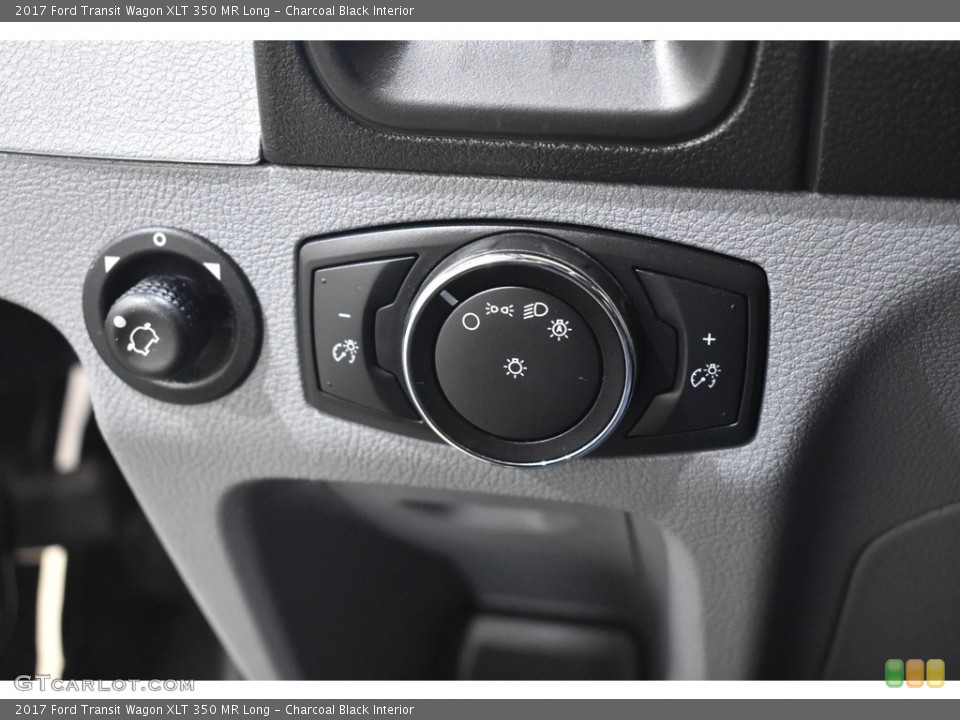 Charcoal Black Interior Controls for the 2017 Ford Transit Wagon XLT 350 MR Long #139916688