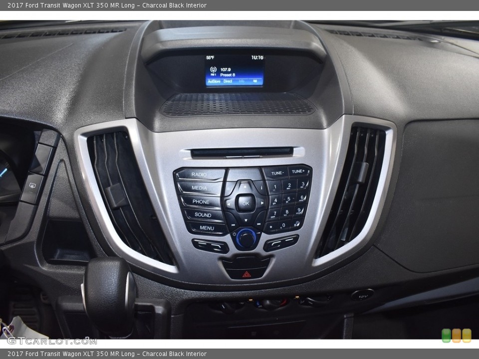 Charcoal Black Interior Controls for the 2017 Ford Transit Wagon XLT 350 MR Long #139916736