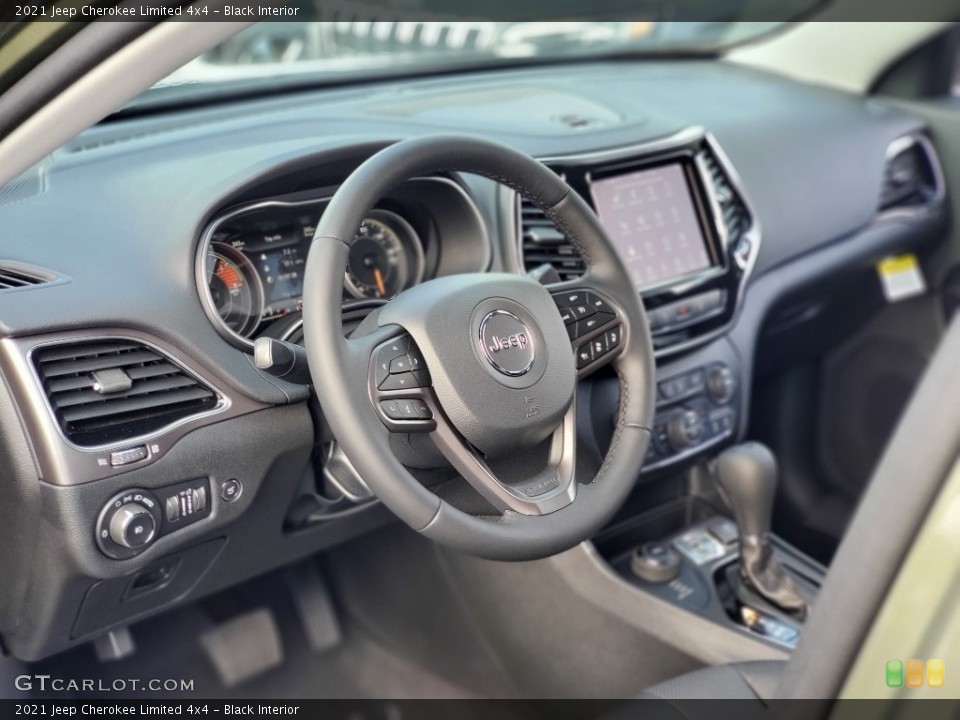 Black Interior Dashboard for the 2021 Jeep Cherokee Limited 4x4 #139918533