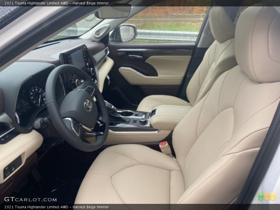 Harvest Beige Interior Photo for the 2021 Toyota Highlander Limited AWD #139920408