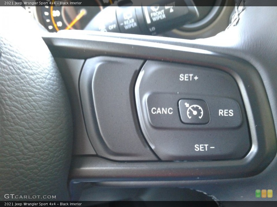 Black Interior Steering Wheel for the 2021 Jeep Wrangler Sport 4x4 #139920798